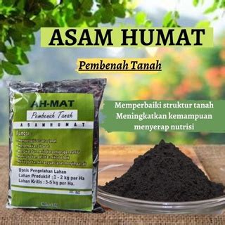 Jual Fertilizer Asam Humat 1 Kg Humic Acid Pupuk Pembenah Tanah