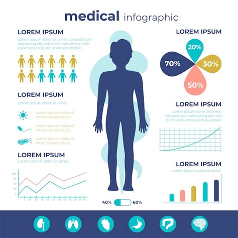 Free Vector Medical Infographics Template