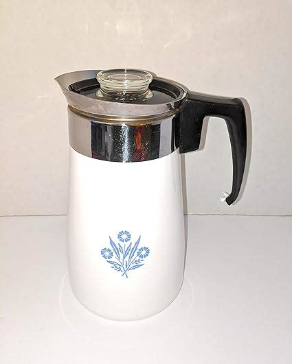 Corning Cornflower Blue Cup Coffee Pot Amazon Ca Home Kitchen