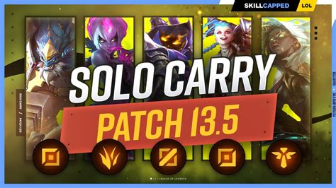 Best Solo Carry Champions For Every Role On Patch Season