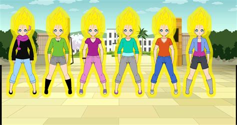 Blythe Baxter Super Saiyan S2 Outfits By Godzila19943 On Deviantart