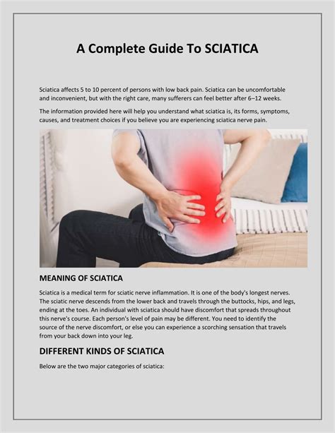 Ppt A Complete Guide To Sciatica Powerpoint Presentation Free