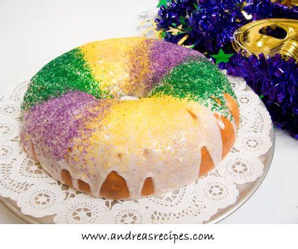 Mardi gras king cake with fruit and cream cheese filling – Artofit