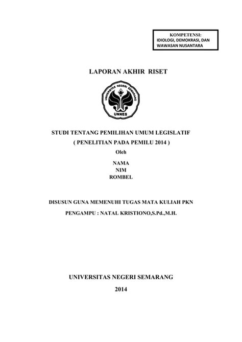 Laporan Akhir Riset PDF