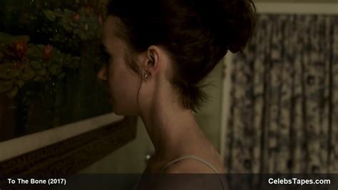 Lily Collins Nude Side Boob