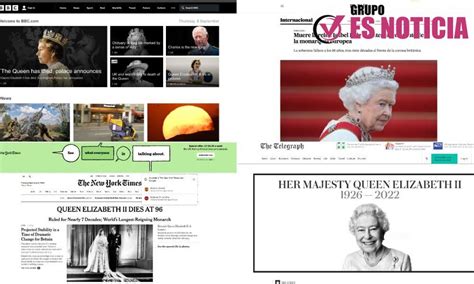 Isabel Ii As Reportan Medios En El Mundo El Fallecimiento De La