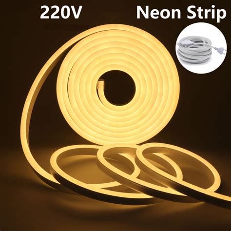 Seville LED Neon Strip 220V 2835 120 LEDs M Flexible Neon Lamp Light