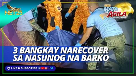 Pang Namatay Na Pasahero Sa Nasunog Na Barko Sa Basilan Na Recover