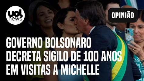 Governo Bolsonaro Decreta Sigilo De 100 Anos Em Visitas A Michelle Youtube