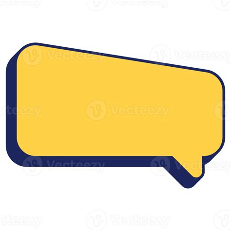 Chat Bubble Pastel Color Speech Bubble Flat Style Illustration