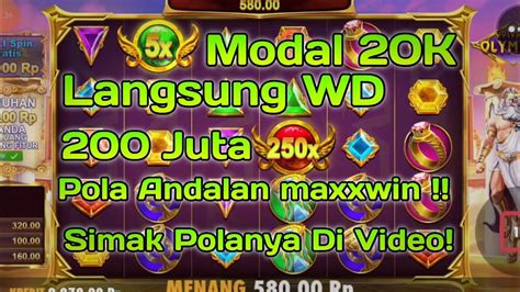 Pola Gacor Olympus Hari Ini Modal Receh K Jadi Juta Slot