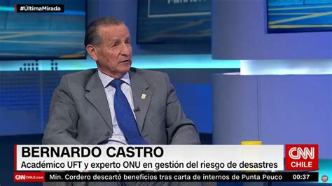 Bernardo Castro Experto Onu Explica La Gesti N Del Riesgo De