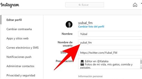 Instagram cómo cambiar el nombre de usuario