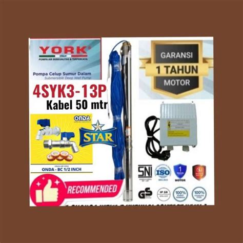 Promo Pompa Satelit York Hp Kabel Casing Paralon Inch Submersible