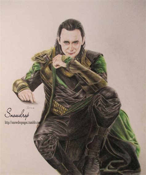 Loki Drawing By Snowdropngoc On Deviantart