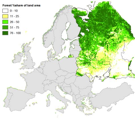 Forest Map of Europe | European Forest Institute