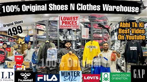 100 Original Branded Shoes N Clothes Clothes Warehouse In Delhi