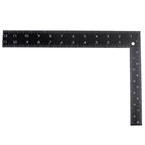 COBBEKO Carpenter Square Framing Square 8 inch x 12 inch L Square Ruler ...