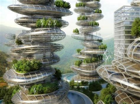 Vincent Callebaut Unveils Stacked Pebble Eco Farmscrapers For Shenzhen