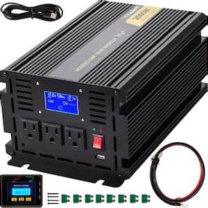 VEVOR Car Power Converter 3500 Watt Modified Sine Wave Inverter DC 12