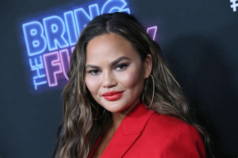 Chrissy Teigen Shows Off Boob Lift Scars With Sheer Dress At Beyoncé