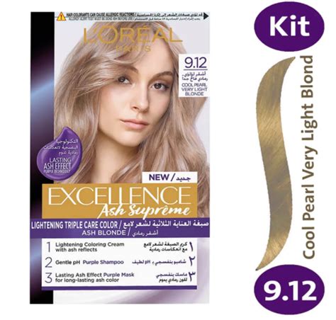 Treatab Excellence Hair Color Ash Very Light Blonde 9 12