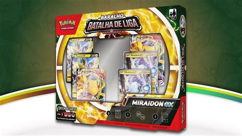 Baralho Batalha De Liga MIRAIDON Ex Compensa Unboxing Review