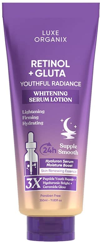 Luxe Organix Retinol Gluta Whitening Serum Lotion Ingredients Explained