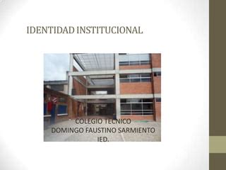 Identidad Institucional Ppt Descarga Gratuita