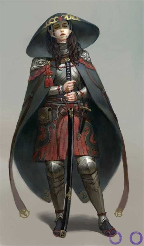 Female Fantasy Armor Imgur Female Samurai Warrior Woman Character Art