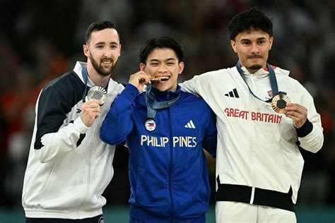 In Photos Carlos Yulo Strikes Gold For Philippines At Paris Olympics