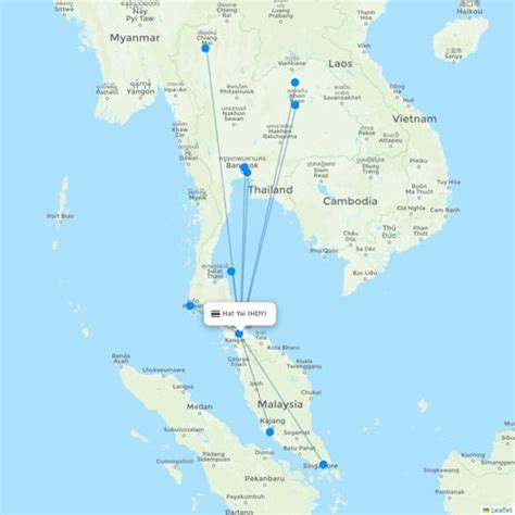 Hat Yai Hdy Flight Routes And Destinations Flight Routes