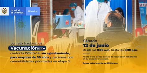 Minsaludcol On Twitter Este S Bado De Junio Colombia Realiza Una