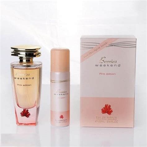 Berries Weekend Pink Edition 100ml Eau De Parfum With Free Deo Spray By