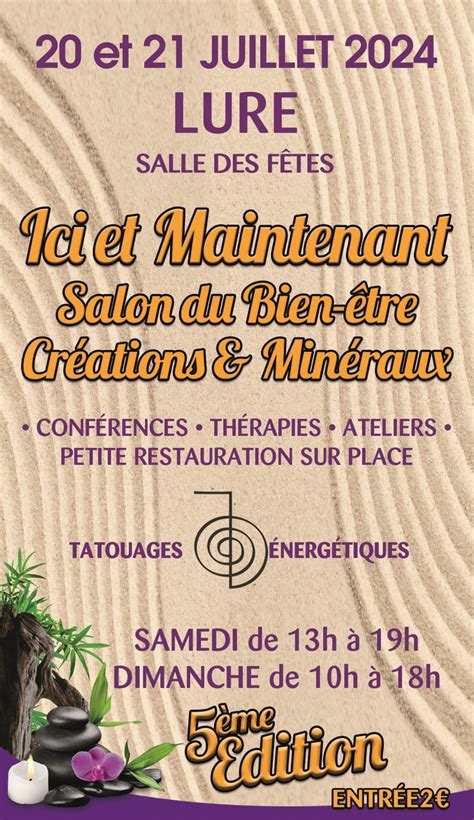 salon bien être créations et minéraux Espace du sapeur Lure Lure