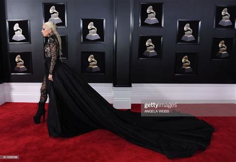 Lady Gaga arrives for the 60th Grammy Awards on January 28 in New ...