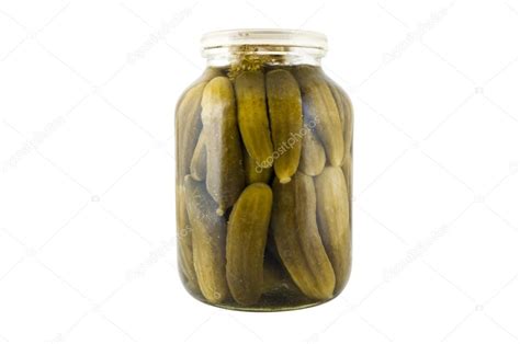 Pickles in a jar — Stock Photo © pozezan #25108085