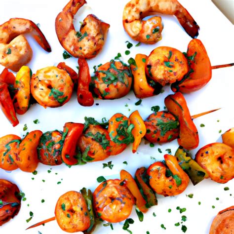 Mediterranean Shrimp And Chorizo Skewers Recipe Mediterranean Diet Recipes