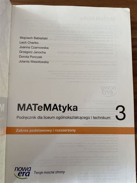 Matematyka Nowa Era Zabrze Olx Pl