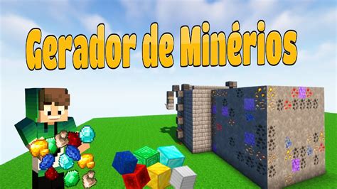 Skyblock Mega Gerador De Min Rios Infinito Minecraft Youtube