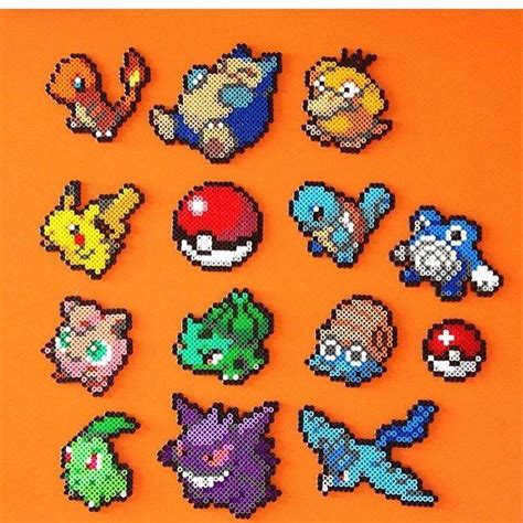 Pokemon Perler Beads By Tempo Da Perlers Pokemon Perler Beads