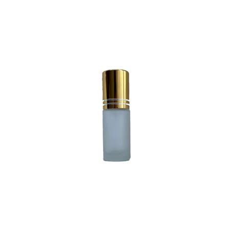 Petra 5ml Frosted Glass Bottle With Roller Ball And Gold Cap PetraPack