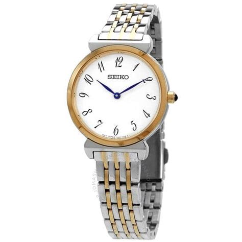 Seikoquartz White Dial Ladies Watch