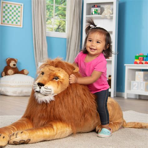 Lion Giant Stuffed Animal Kazoo Toys