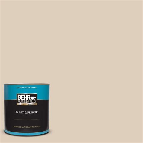 BEHR PREMIUM PLUS 1 Qt MQ3 11 Dainty Lace Satin Enamel Exterior Paint