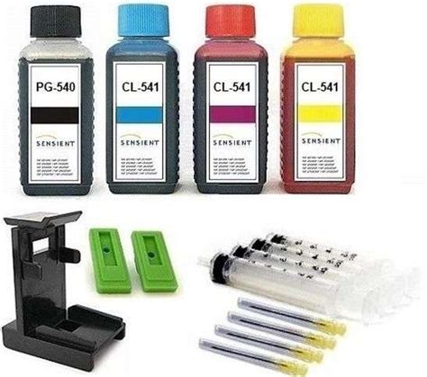 Nachf Ll Set Sensient Tinten Canon Drucker Patronen Pg Cl Black