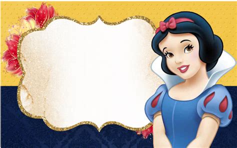 Etiqueta Escolar Branca De Neve Para Imprimir Origamiami Arte Para