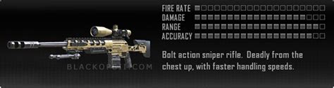 Call of Duty: Black Ops 2 (II) - Weapons List - Sniper Rifles