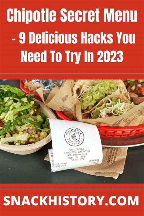 Chipotle Secret Menu - 9 Delicious Hacks You Need To Try In 2023 - Snack History