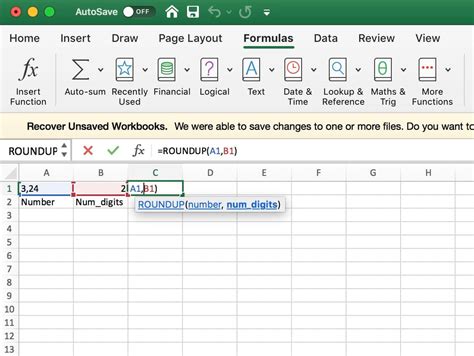 How Does The Excel Roundup Function Work Ionos Uk